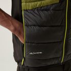 Regatta Leedre Hybrid B/W Férfi steppelt mellény zöld