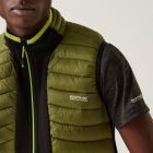 Regatta Leedre Hybrid B/W Férfi steppelt mellény zöld