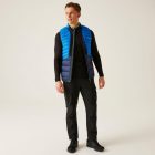 Regatta Leedre Hybrid B/W Férfi steppelt mellény kék