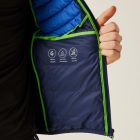 Regatta Leedre Hybrid B/W Férfi steppelt mellény kék