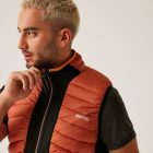 Regatta Leedre Hybrid B/W Férfi steppelt mellény barna