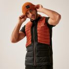 Regatta Leedre Hybrid B/W Férfi steppelt mellény barna