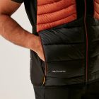 Regatta Leedre Hybrid B/W Férfi steppelt mellény barna