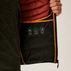 Regatta Leedre Hybrid B/W Férfi steppelt mellény barna