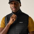 Regatta AndresonHybridB/W Férfi könnyû steppelt mellény fekete