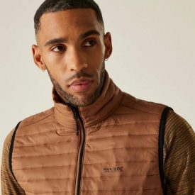   Regatta AndresonHybridB/W Férfi könnyû steppelt mellény barna