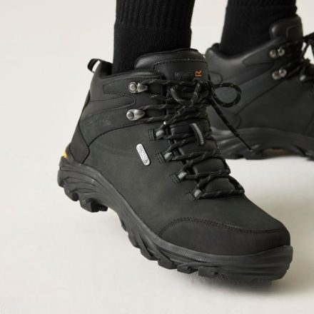 Regatta Burrell Leather férfi túrabakancs fekete