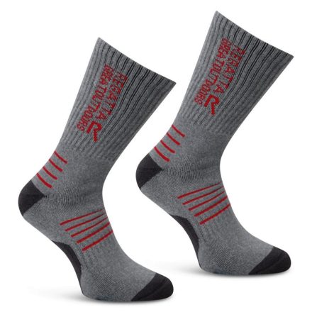 Regatta Bamboo Sock 2 Pk bambuszos zokni 2 pár szürke