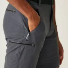 Regatta Xert StrShort III férfi technikai short szürke