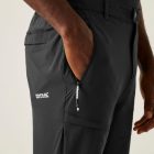 Regatta Highton Trs II Férfi túranadrág -2cm rövidebb szárhossz fekete