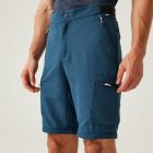 Regatta LeesvilleZOIII Férfi túranadrág 2 cm rövidebb szárral kék