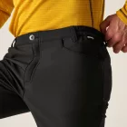 Regatta Fenton Férfi softshell nadrág hosszított szárhosszal fekete