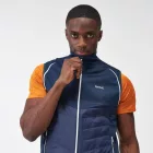 Regatta Steren Hybrid Férfi softshell kabát, mellény kék
