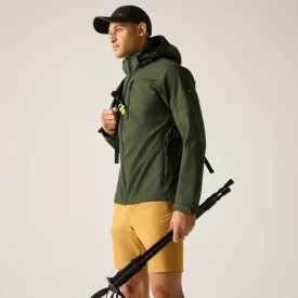 Regatta Arana Férfi softshell kabát zöld