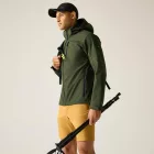 Regatta Arana Férfi softshell kabát zöld