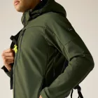 Regatta Arana Férfi softshell kabát zöld
