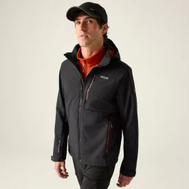 Regatta Hewitts Férfi softshell kabát fekete