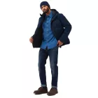 Regatta Falkner Férfi vastag kabát kék