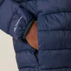 Regatta Hooded Marizion Férfi steppelt kabát kék