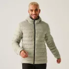 Regatta Hooded Marizion Férfi steppelt kabát zöld