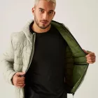 Regatta Hooded Marizion Férfi steppelt kabát zöld