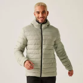 Regatta Hooded Marizion Férfi steppelt kabát zöld