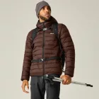 Regatta Hooded Marizion Férfi steppelt kabát barna
