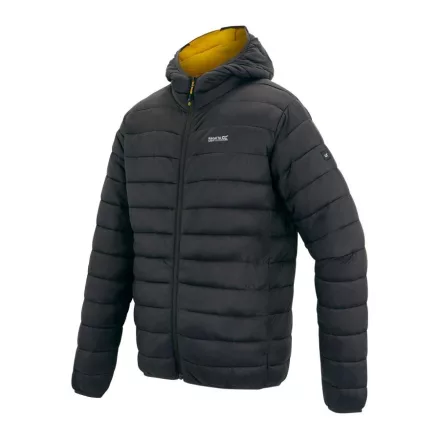 Regatta Hooded Marizion Férfi steppelt kabát fekete