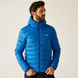 Regatta Hooded Marizion Férfi steppelt kabát kék