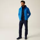 Regatta Hooded Marizion Férfi steppelt kabát kék