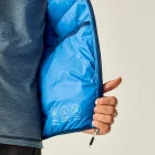 Regatta Hooded Marizion Férfi steppelt kabát kék
