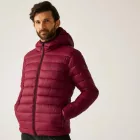 Regatta Hooded Marizion Férfi steppelt kabát bordó