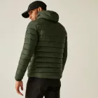 Regatta Hooded Marizion Férfi steppelt kabát zöld