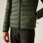 Regatta Hooded Marizion Férfi steppelt kabát zöld