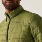 Regatta Hillpack II Férfi steppelt kabát zöld