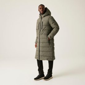 Regatta Mottere Férfi vastagabb bélelt  kabát  zöld