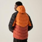 Regatta Hooded Dalent Férfi steppelt kabát narancs