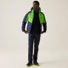 Regatta Hooded Dalent Férfi steppelt kabát kék