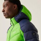 Regatta Hooded Dalent Férfi steppelt kabát kék