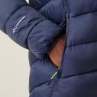 Regatta Hooded Dalent Férfi steppelt kabát kék