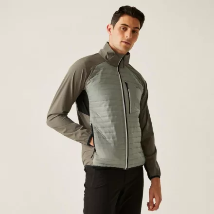 Regatta Pro Hybrid II Férfi softshell kabát zöld