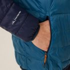 Regatta HoodedHillpackIII Férfi könnyû steppelt kabát kék