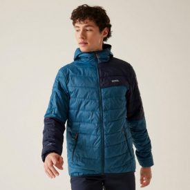   Regatta HoodedHillpackIII Férfi könnyû steppelt kabát kék