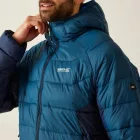 Regatta Hooded Dalent Férfi  bélelt kabát kék