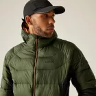 Regatta Hooded Dalent Férfi  bélelt kabát fekete