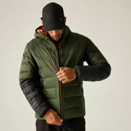 Regatta Hooded Dalent Férfi  bélelt kabát fekete