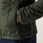 Regatta Haire Férfi steppelt télikabát zöld