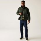 Regatta Haire Férfi steppelt télikabát zöld