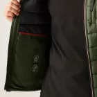Regatta Brentmoor Hybrid Férfi hibrid kabát softshell ujjakkal  zöld