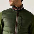 Regatta Brentmoor Hybrid Férfi hibrid kabát softshell ujjakkal  zöld